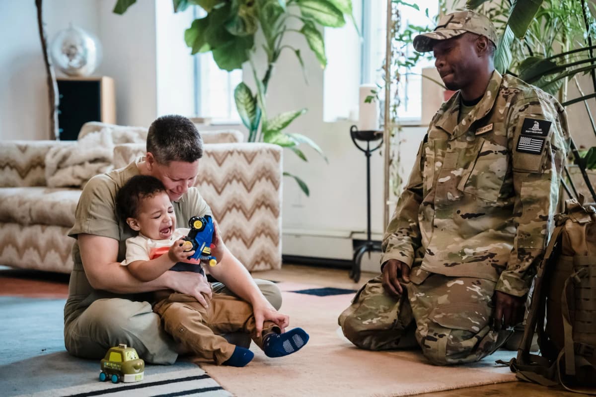 Utah family reviewing mortgage loan refinance options